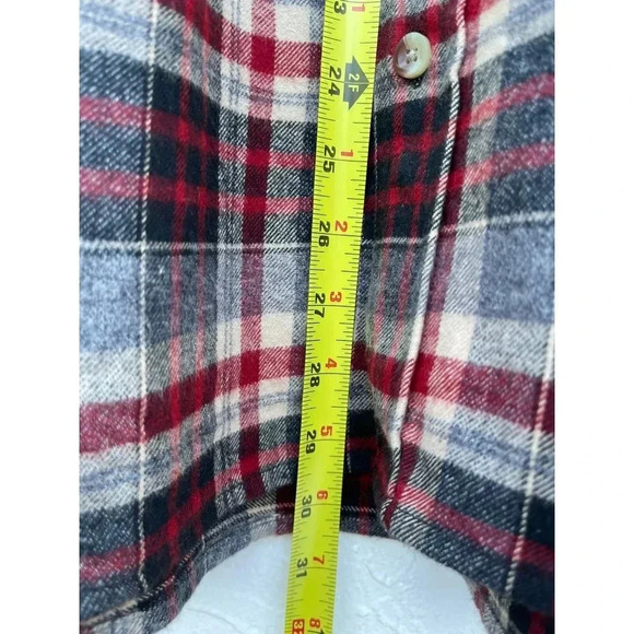 Red Head Brand Co Adult Flannel Checkered Long Sleeve Collared Shirt Red Sz 2XL - Picture 8 of 10